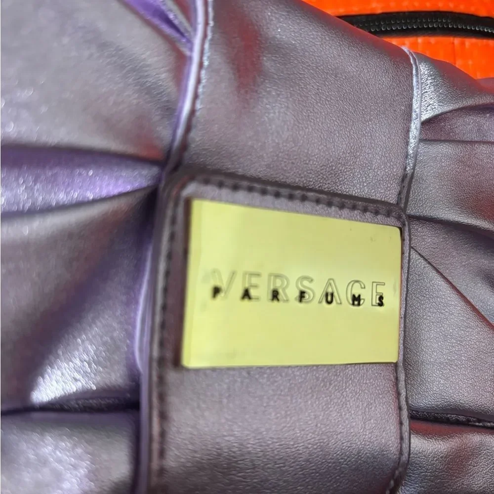Versace Parfumes Metallic Clutch Bag
